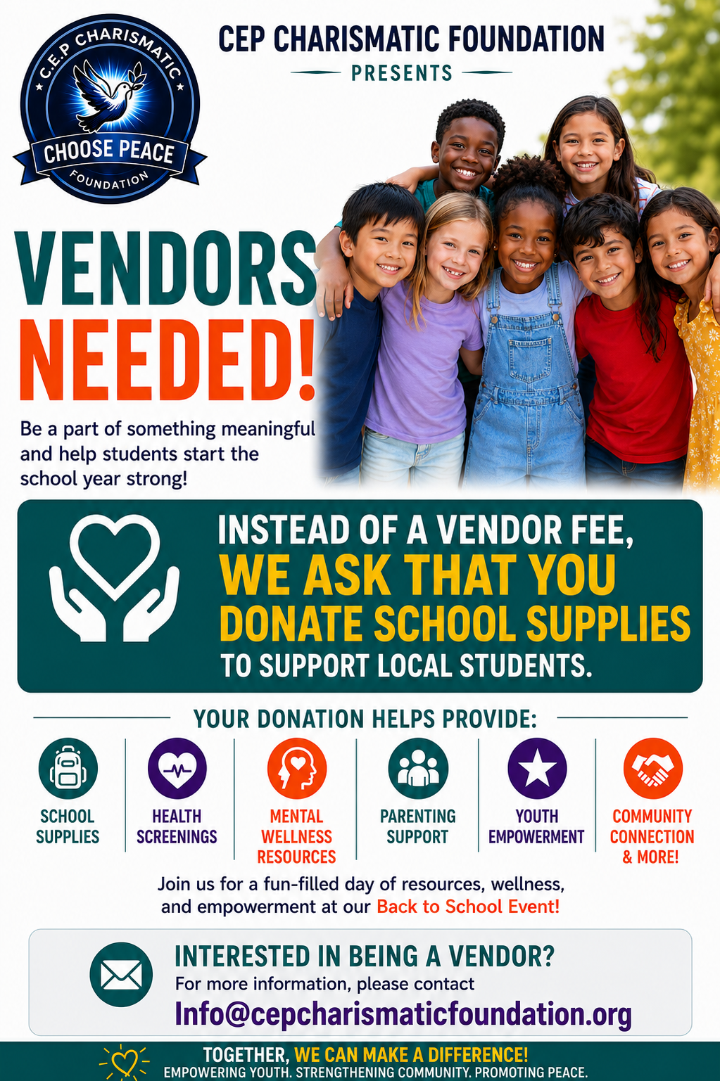 Vendors needed flyer